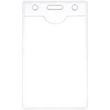 Бейдж вертикальный OfficeSpace, 63*105мм (размер вставки 55*85мм), без держателя