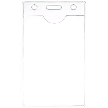 Бейдж вертикальный OfficeSpace, 63*105мм (размер вставки 55*85мм), без держателя