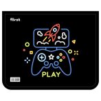 Папка для тетрадей 1 отделение, А5, Först  "Play" (Играть), пластик, на молнии