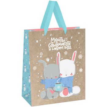 Пакет подарочный 26*32*12см MESHU 