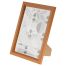 Рамка деревянная (МДФ) 15*21см, OfficeSpace, №1, небьющееся стекло, янтарь