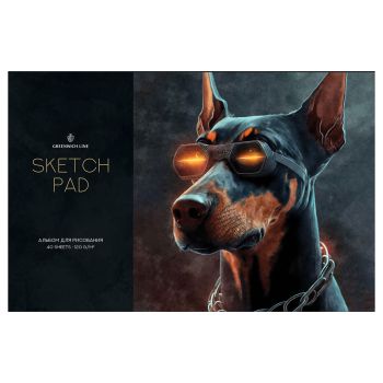 Альбом для рисования 40л., А4, на скрепке Greenwich Line 