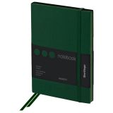 Записная книжка А6 80л., кожзам, Berlingo "Western", с резинкой, зеленый