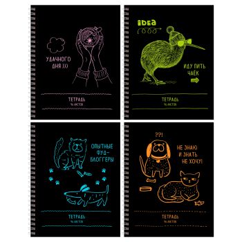 Тетрадь 96л., А5, линия на гребне BG 