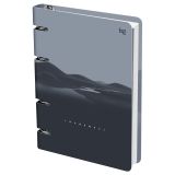 Тетрадь на кольцах А5, 120л., BG "Прикосновение тумана", картон, софт-тач ламинация, тиснение фольгой