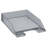 Лоток для бумаг горизонтальный СТАММ "Фаворит", тонированный черный