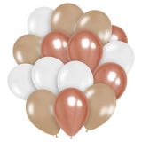 Воздушные шары,  25шт., М12/30см, MESHU "Light", 3 цвета ассорти