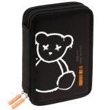 Пенал 2 отделения, 200*140*45 мм, Berlingo "Beast", полиэстер