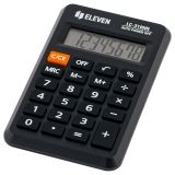 Калькулятор карманный Eleven LC-310NR, 8 разрядов, питание от батарейки, 69*114*14мм, черный Калькулятор карманный Eleven LC-310NR, 8 разрядов, питание от батарейки, 69*114*14мм, черный