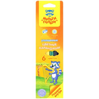 Карандаши цветные Мульти-Пульти 