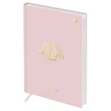 Ежедневник недатированный А5, 136л., 7БЦ, BG "Mindset. Silk", розовый, отд. фольгой, soft touch