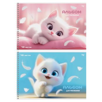 Альбом для рисования 40л., А4, на гребне BG 