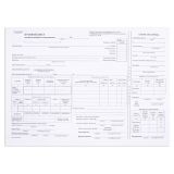 Бланк "Путевой лист автобуса необщего пользования" OfficeSpace, А4 (форма №6), офсет, 100 экз., в пленке т/у