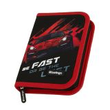 Пенал 1 отделение, 200*140*40 Berlingo "Fast Track", дополнительная откидная секция, полиэстер