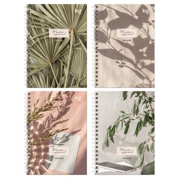 Записная книжка А6 120л., на гребне BG 