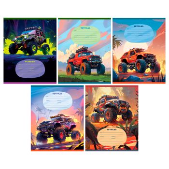 Тетрадь 12л., крупная клетка BG 