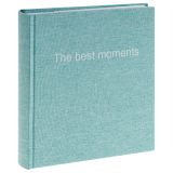 Фотоальбом 200 фото 10*15см, ArtSpace "Moments", бумажные страницы, ткань