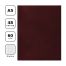 Тетрадь 48л., А5 клетка BG, бумвинил, бордовый