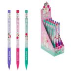 Карандаш механический MESHU "Nice kittens", печать на корпусе, с ластиком, 0,7мм, ассорти