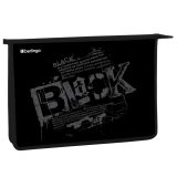 Папка для тетрадей 1 отделение, А4 Berlingo "Black", 340*245*40 мм, пластик, на молнии
