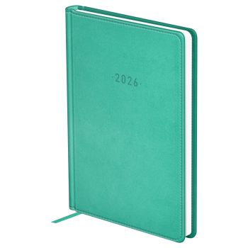 Ежедневник датированный 2026г., А6, 176л., твердый переплет, кожзам, BG 