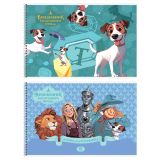 Альбом для рисования 40л., А4, на гребне Мульти-Пульти "Волшебник Изумрудного города"