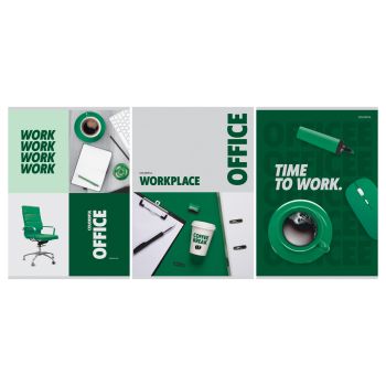 Тетрадь 80л., А4, клетка BG 