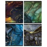 Тетрадь 48л., А5, клетка Greenwich Line "Мрамор", матовая ламинация, тиснение фольгой, 70г/м2