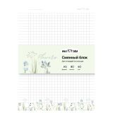 Сменный блок 80л., А5 клетка MESHU "Flowers", пленка т/у, в клетку