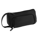 Пенал мягкий 2 отделения, 210*80*100 мм, Berlingo, "Classic black", внутренний органайзер, полиэстер