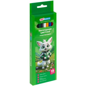 Карандаши цветные пластиковые ArtSpace 