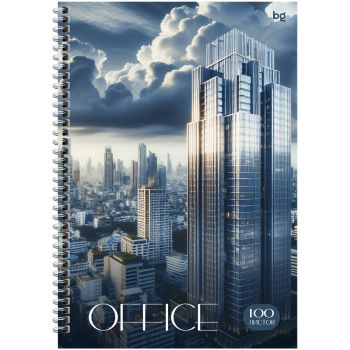 Тетрадь 100л., А4 клетка на гребне BG 