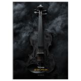 Тетрадь для нот 24л., А4, на скрепке BG "Антрацит", (вертик.)