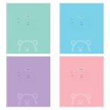 Тетрадь 12л., клетка MESHU "Оne-colored"