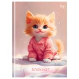 Бизнес-блокнот А6, 64л., BG "Милота в пижаме", глянцевая ламинация