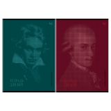 Тетрадь для нот 24л., А4, на скрепке BG "История в музыке", справочная информация на форзаце (вертик.), выб.лак