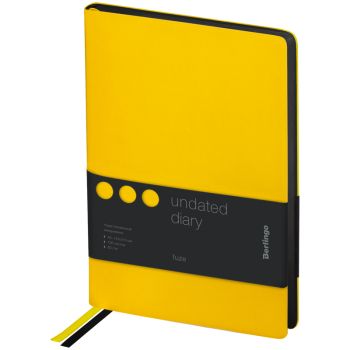 Ежедневник недатированный, А5, 136л., кожзам, Berlingo 