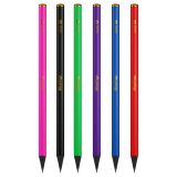 Карандаш ч/г Berlingo "xGold" HB, черное дерево, трехгранный, заточен., ассорти