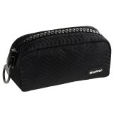 Пенал мягкий 1 отделение, 200*85*75 мм, Berlingo, "Noir zipper", большая молния, полиэстер