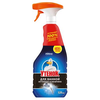 Чистящее средство спрей для ванной Туалетный утенок 