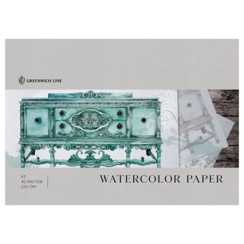 Папка для акварели 40л. А3, Greenwich Line 