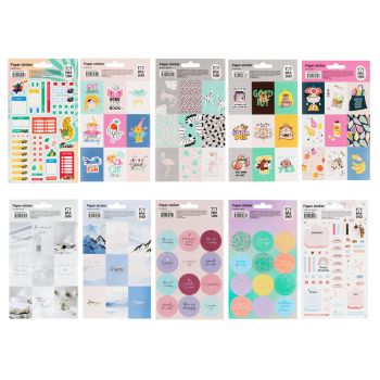 Набор бумажных наклеек MESHU 