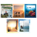 Тетрадь 96л., А5, клетка BG "Путешествие", эконом