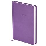 Ежедневник датированный 2026г., А6, 176л., твердый переплет, кожзам, BG "Winner. Light purple", фиолетовый