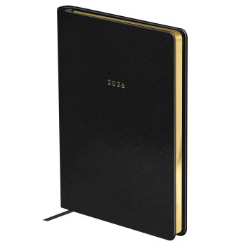 Ежедневник датированный 2026г., А5, 176л., твердый переплет, кожзам, BG 