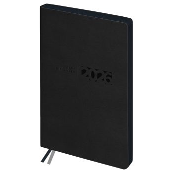 Ежедневник датированный 2026г., А6+, 176л., мягкий переплет, кожзам, BG 