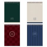 Блокнот А6 80л. на гребне BG "Моноколор. Паттерн"