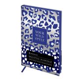 УЦЕНКА - Ежедневник недатированный, В6, 136л., кожзам, Greenwich Line "Vision. Wild style. Silver blue", тон. блок, цв. срез УЦЕНКА - Ежедневник недатированный, В6, 136л., кожзам, Greenwich Line "Vision. Wild style. Silver blue", тон. блок, цв. срез