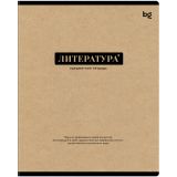 Тетрадь предметная 48л. BG "Крафт" - Литература, матовая ламинация