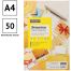Этикетки самоклеящиеся А4 50л. OfficeSpace, белые, 04 фр. (105*148,5), 70г/м2